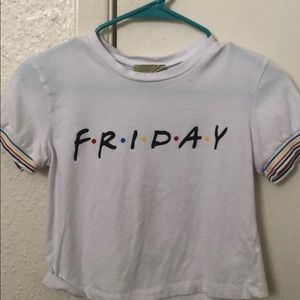 Crop top FRIDAY T-shirt